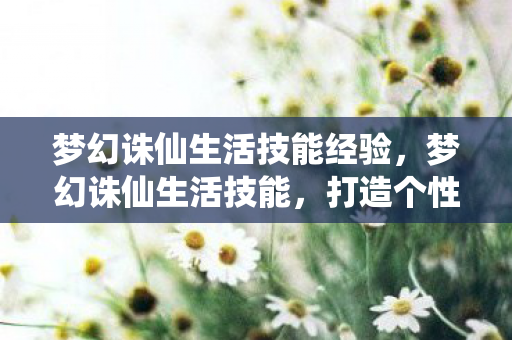 梦幻诛仙生活技能经验，梦幻诛仙生活技能，打造个性化角色，提升游戏乐趣