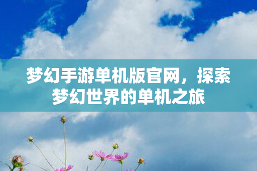 梦幻手游单机版官网，探索梦幻世界的单机之旅