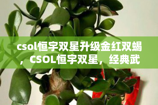 csol恒宇双星升级金红双蝎，CSOL恒宇双星，经典武器的传奇故事