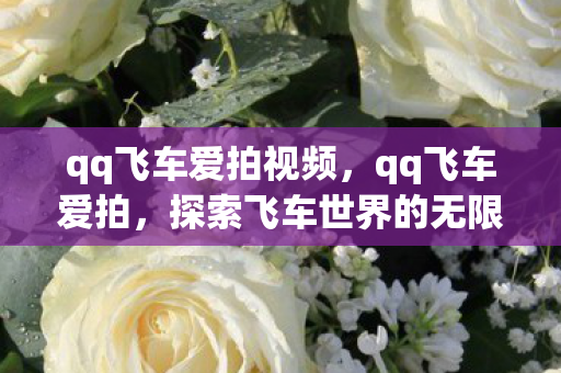 qq飞车爱拍视频，qq飞车爱拍，探索飞车世界的无限可能