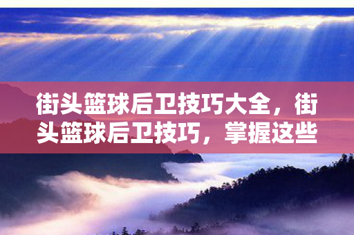 街头篮球后卫技巧大全，街头篮球后卫技巧，掌握这些技巧，让你成为球场上的MVP
