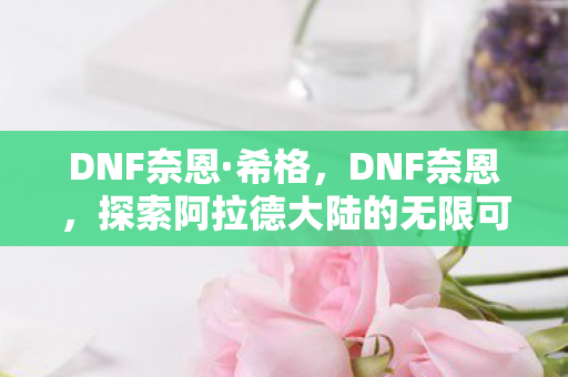 DNF奈恩·希格，DNF奈恩，探索阿拉德大陆的无限可能