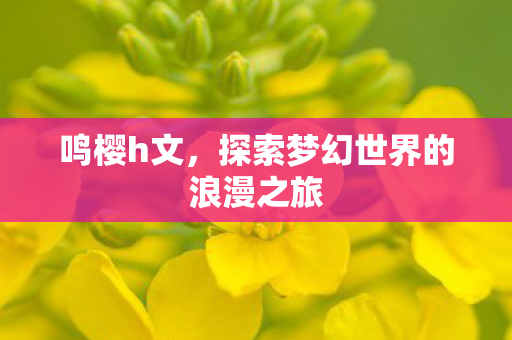 鸣樱h文，探索梦幻世界的浪漫之旅