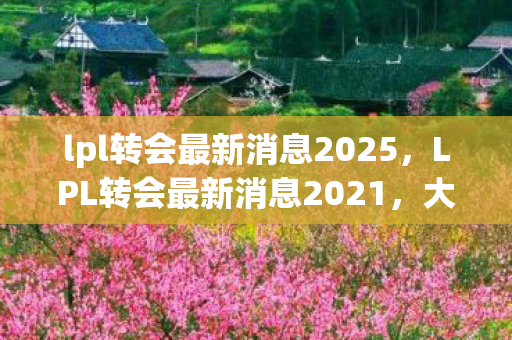 lpl转会最新消息2025，LPL转会最新消息2021，大变动与未来展望