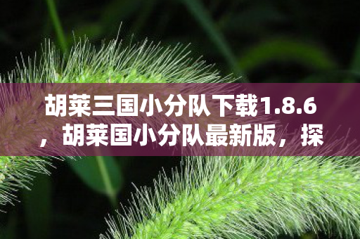 胡莱三国小分队下载1.8.6，胡莱国小分队最新版，探索全新游戏体验与社区互动