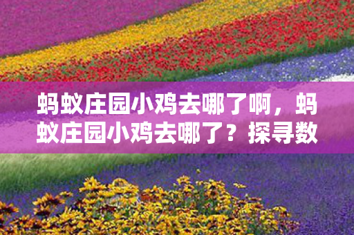 蚂蚁庄园小鸡去哪了啊，蚂蚁庄园小鸡去哪了？探寻数字宠物的奇妙旅程
