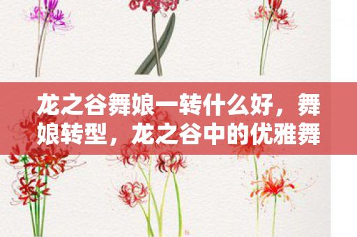 龙之谷舞娘一转什么好，舞娘转型，龙之谷中的优雅舞者