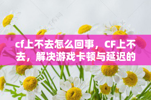 cf上不去怎么回事，CF上不去，解决游戏卡顿与延迟的实用方法