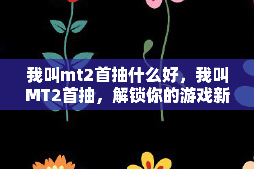 我叫mt2首抽什么好，我叫MT2首抽，解锁你的游戏新篇章