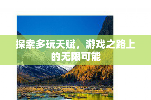 探索多玩天赋，游戏之路上的无限可能