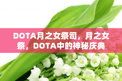 DOTA月之女祭司，月之女祭，DOTA中的神秘庆典