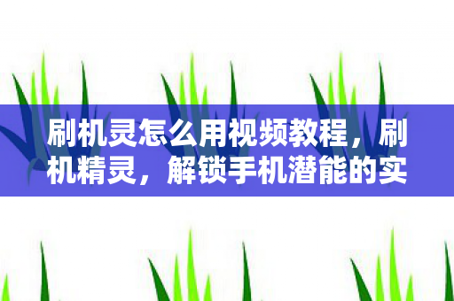 刷机灵怎么用视频教程，刷机精灵，解锁手机潜能的实用指南