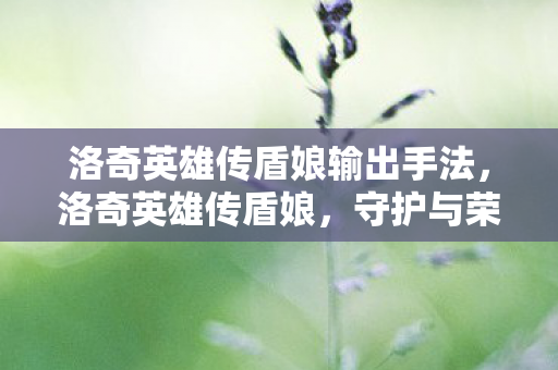 洛奇英雄传盾娘输出手法，洛奇英雄传盾娘，守护与荣耀的传奇