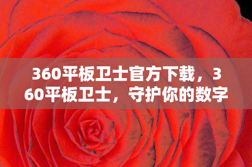 360平板卫士官方下载，360平板卫士，守护你的数字生活