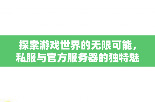 探索游戏世界的无限可能，私服与官方服务器的独特魅力