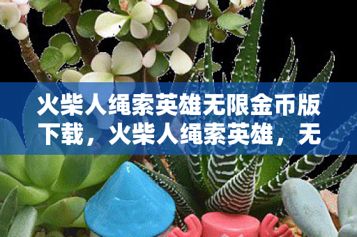 火柴人绳索英雄无限金币版下载，火柴人绳索英雄，无限金币版的冒险之旅