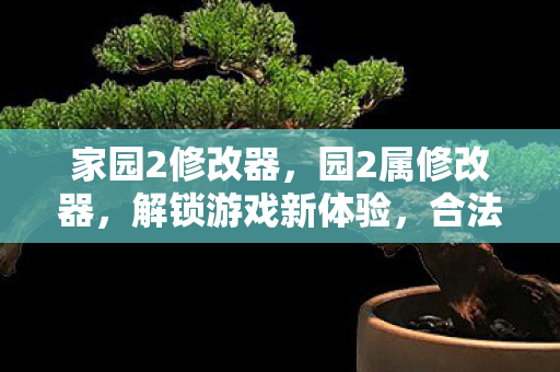 家园2修改器，园2属修改器，解锁游戏新体验，合法合规是关键