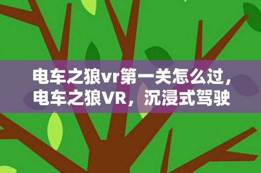 电车之狼vr第一关怎么过，电车之狼VR，沉浸式驾驶体验的革命