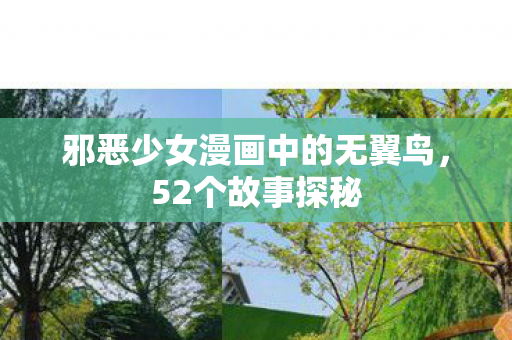 邪恶少女漫画中的无翼鸟，52个故事探秘