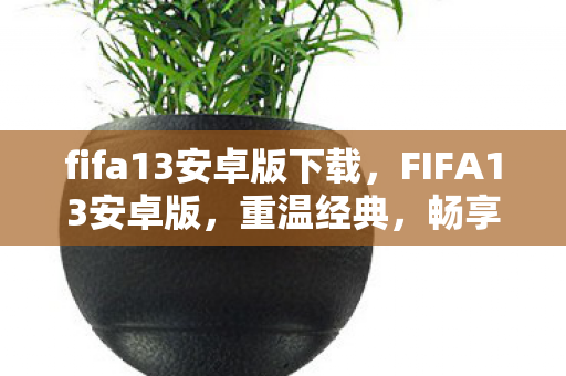 fifa13安卓版下载，FIFA13安卓版，重温经典，畅享足球盛宴