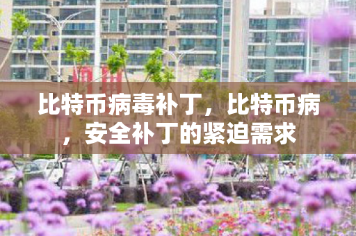 比特币病毒补丁，比特币病，安全补丁的紧迫需求