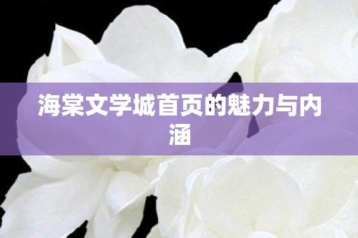 海棠文学城首页的魅力与内涵