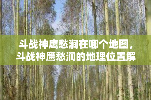斗战神鹰愁涧在哪个地图，斗战神鹰愁涧的地理位置解析