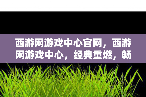 西游网游戏中心官网，西游网游戏中心，经典重燃，畅游西游世界的奇幻之旅
