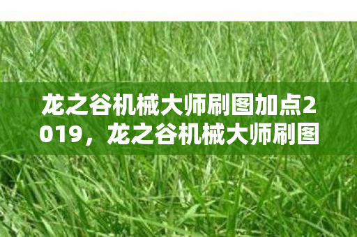 龙之谷机械大师刷图加点2019，龙之谷机械大师刷图加点指南