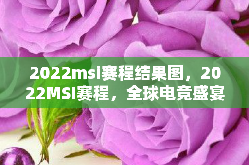 2022msi赛程结果图，2022MSI赛程，全球电竞盛宴的激情与荣耀