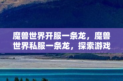 魔兽世界开服一条龙，魔兽世界私服一条龙，探索游戏世界的便捷之路
