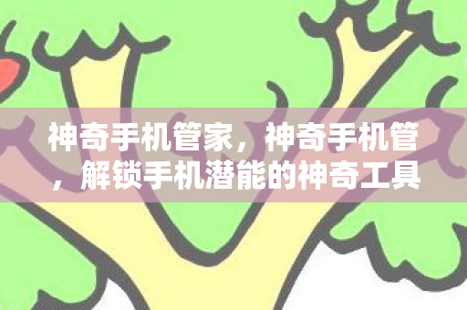 神奇手机管家，神奇手机管，解锁手机潜能的神奇工具