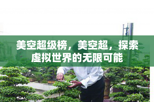 美空超级榜，美空超，探索虚拟世界的无限可能