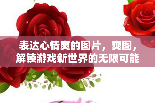 表达心情爽的图片，爽图，解锁游戏新世界的无限可能
