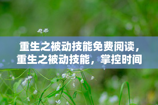 重生之被动技能免费阅读，重生之被动技能，掌控时间的奥秘