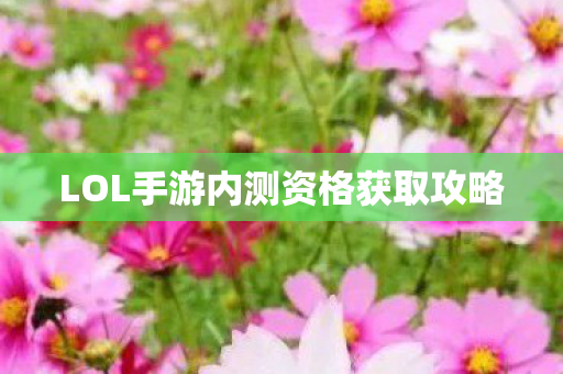 LOL手游内测资格获取攻略