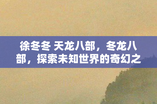 徐冬冬 天龙八部，冬龙八部，探索未知世界的奇幻之旅
