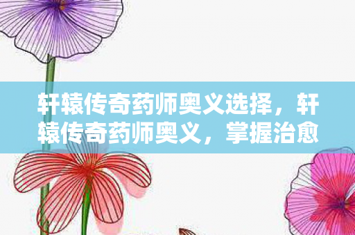 轩辕传奇药师奥义选择，轩辕传奇药师奥义，掌握治愈之道，成就传奇之路