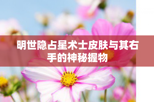 明世隐占星术士皮肤与其右手的神秘握物 明世隐占星术士皮肤与其右手的神秘握物