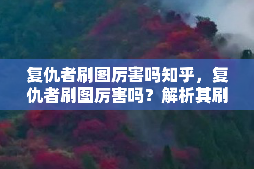 复仇者刷图厉害吗知乎，复仇者刷图厉害吗？解析其刷图能力