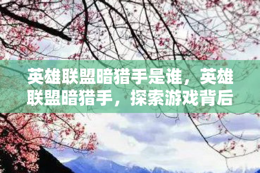 英雄联盟暗猎手是谁，英雄联盟暗猎手，探索游戏背后的神秘与魅力