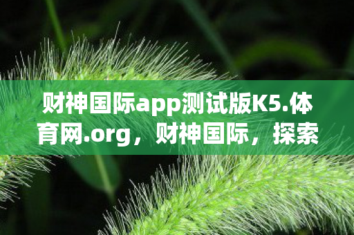 财神国际app测试版K5.体育网.org，财神国际，探索全球财富管理的奥秘