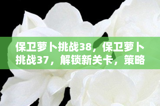 保卫萝卜挑战38，保卫萝卜挑战37，解锁新关卡，策略升级