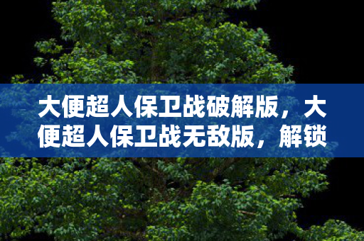 大便超人保卫战破解版，大便超人保卫战无敌版，解锁无限可能的冒险之旅