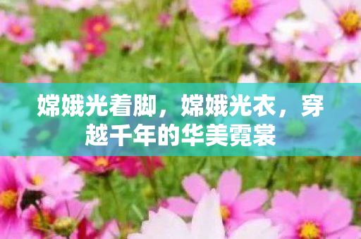 嫦娥光着脚，嫦娥光衣，穿越千年的华美霓裳