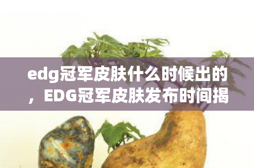 edg冠军皮肤什么时候出的，EDG冠军皮肤发布时间揭秘，万众期待，终于等到你！