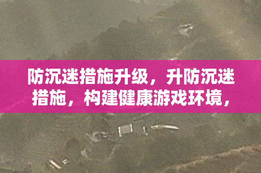 防沉迷措施升级，升防沉迷措施，构建健康游戏环境，守护青少年成长