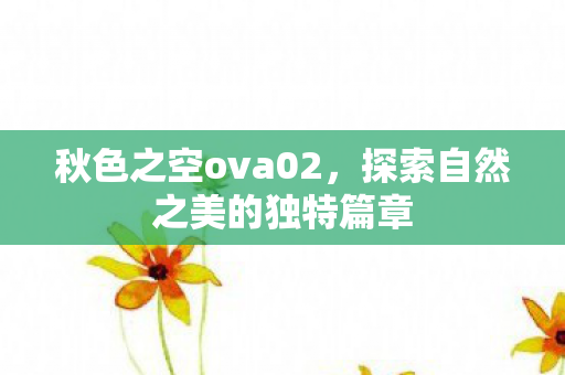 秋色之空ova02，探索自然之美的独特篇章
