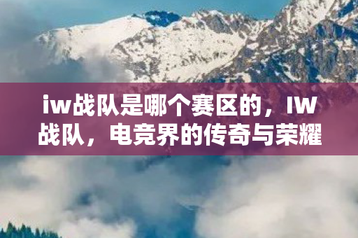 iw战队是哪个赛区的，IW战队，电竞界的传奇与荣耀