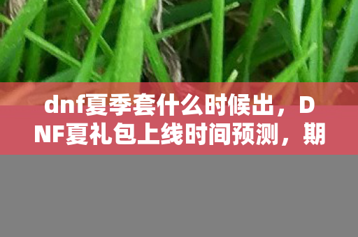 dnf夏季套什么时候出，DNF夏礼包上线时间预测，期待与惊喜并存